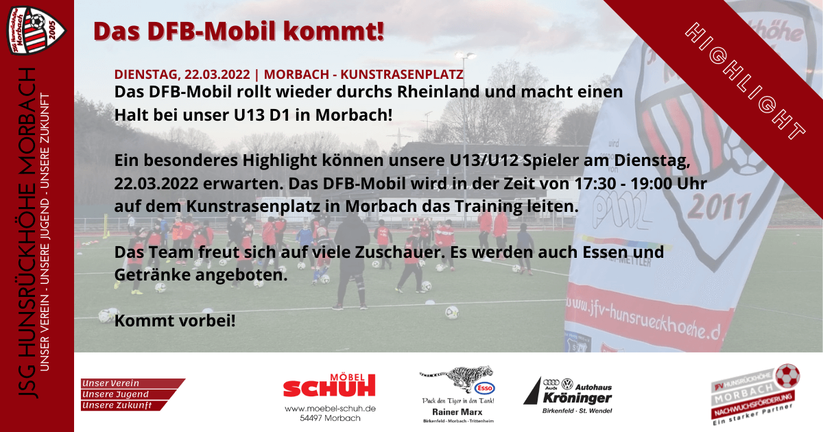 Read more about the article Das DFB-Mobil kommt!