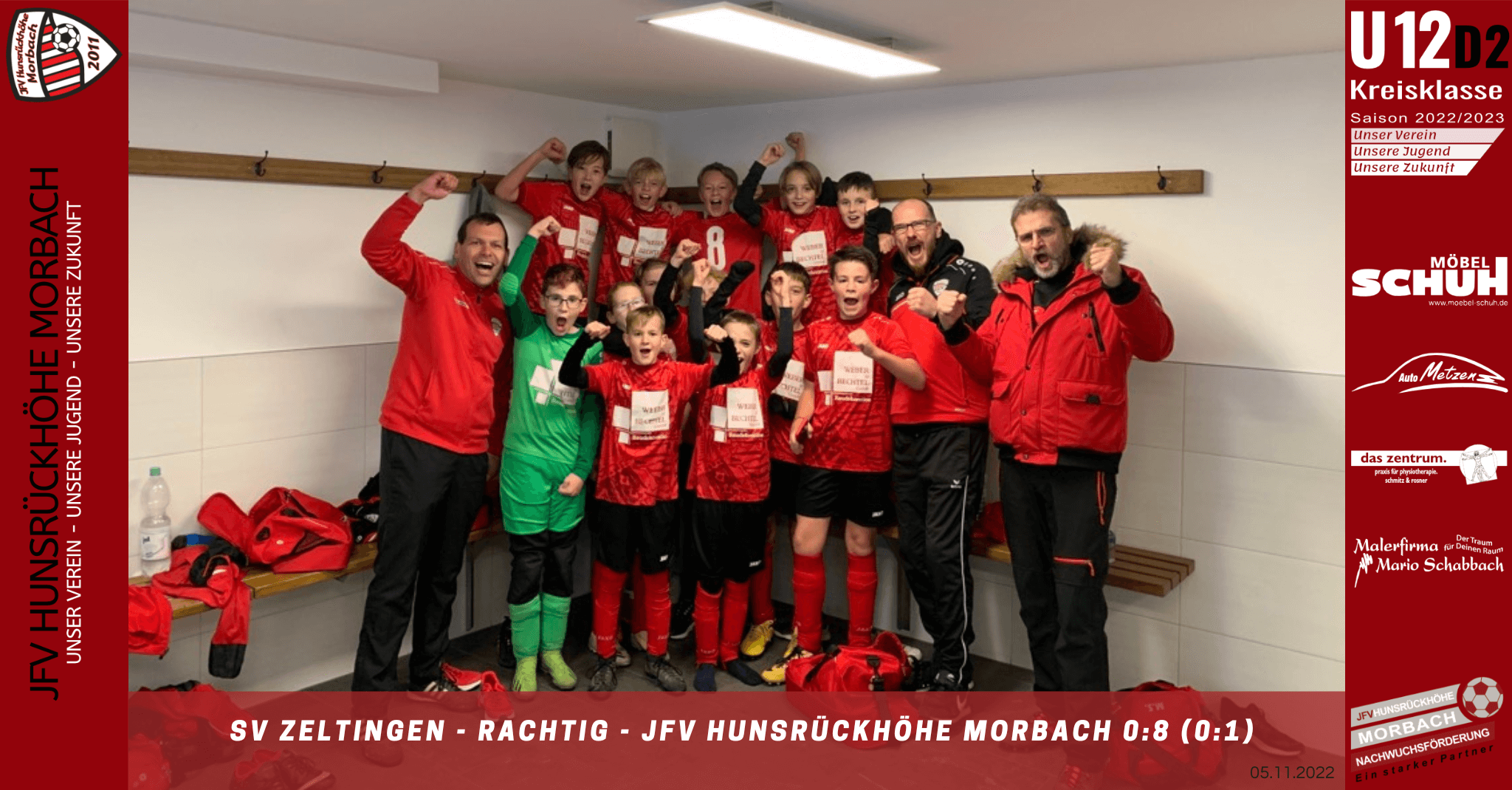You are currently viewing U12 D2: SV Zeltingen-Rachtig – JFV Hunsrückhöhe Morbach 0:8 (0:1)
