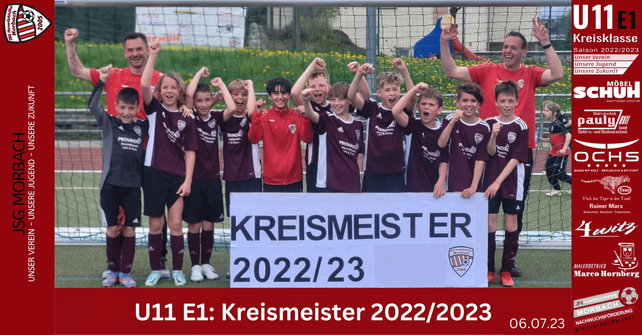 Read more about the article U11 E1 | JSG Morbach – SpVgg Bernkastel-Kues 7:5 (5:2)