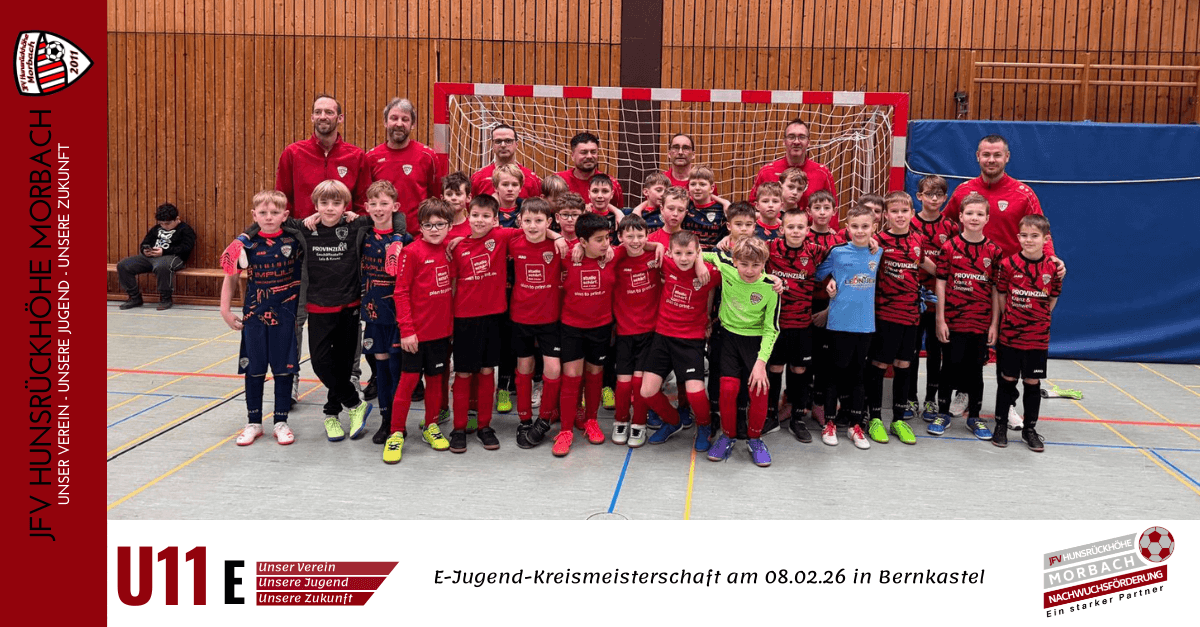 Mehr über den Artikel erfahren Turnierbericht – E-Jugend-Kreismeisterschaft am 08.02. in Bernkastel