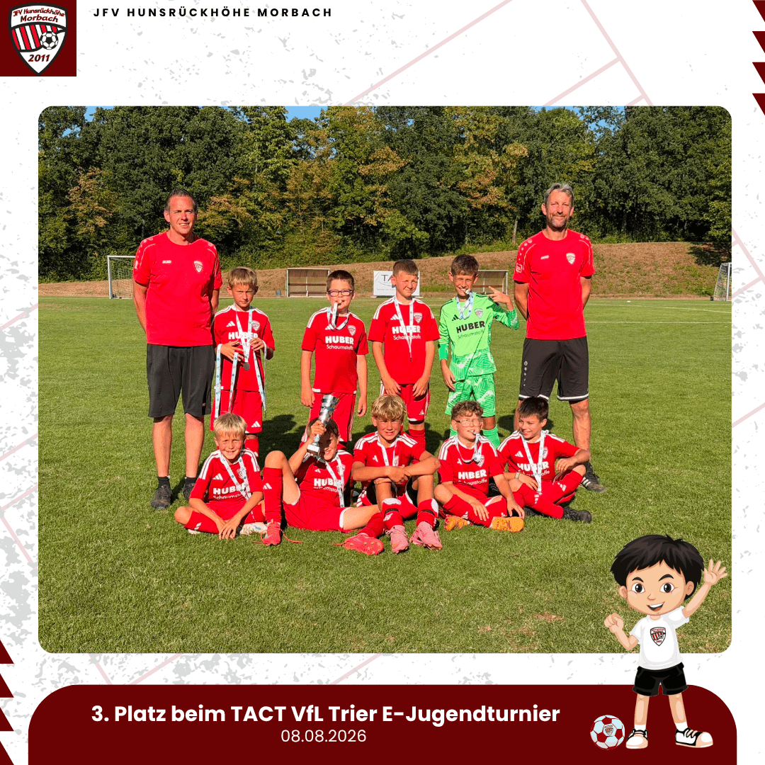 Mehr über den Artikel erfahren U11 | 3. Platz beim TACT VfL Trier E-Jugendturnier